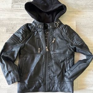 Urban republic kids boys leather jacket Moto jacket 5-6